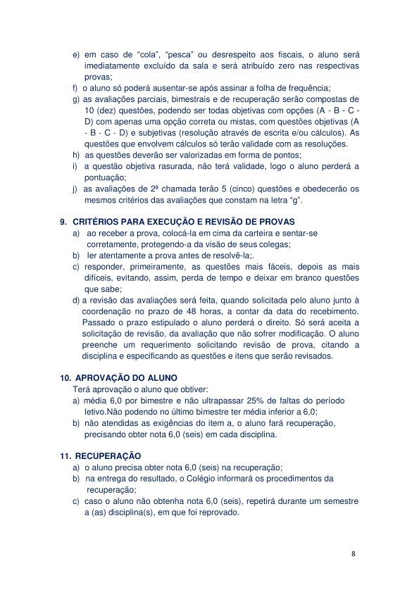 Colégio João Oliveira - Agenda 2026 - Página 08