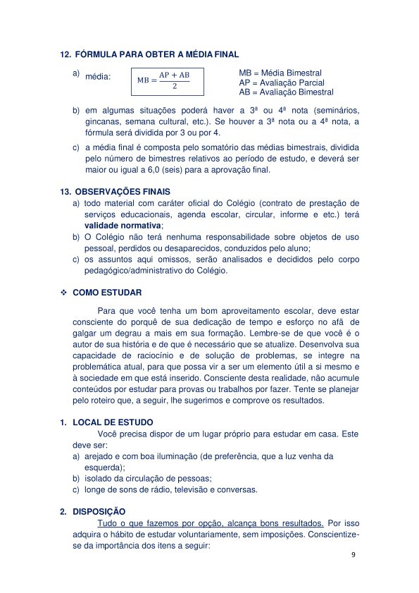 Colégio João Oliveira - Agenda 2026 - Página 09
