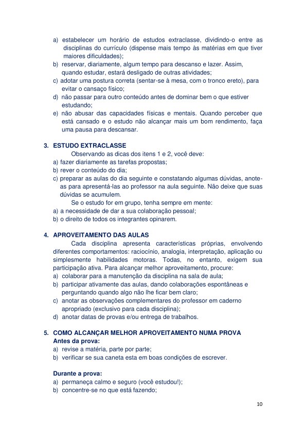 Colégio João Oliveira - Agenda 2026 - Página 10