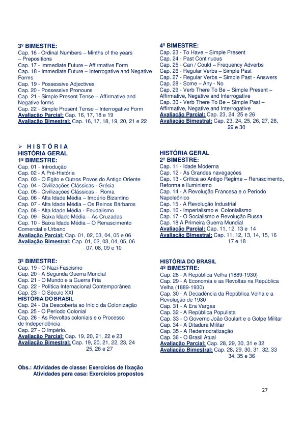 Colégio João Oliveira - Agenda 2026 - Página 27