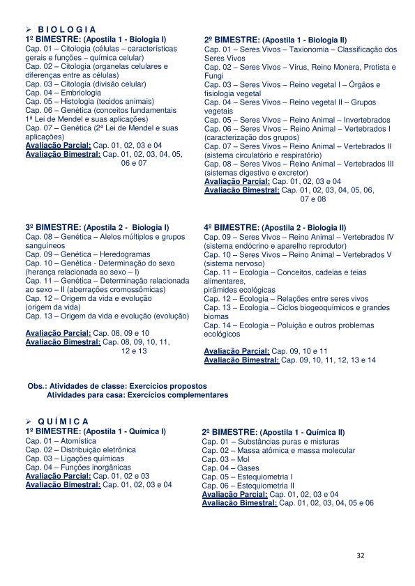 Colégio João Oliveira - Agenda 2026 - Página 32