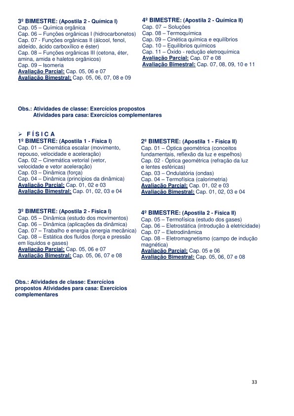 Colégio João Oliveira - Agenda 2026 - Página 33